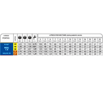 BICO PONTA DE CERÂMICA DEFLETOR AZUL MJ067- TK 1,5 MDC 1,5 130°