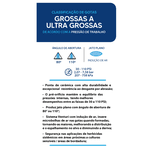BICO PONTA DE CERÊMICA ANTI DERIVA COM INDUCAO AZUL AD-IA 11003 MJ042 110° GRAUS