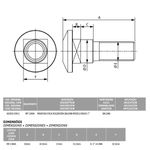 PARAFUSO FACA ROÇADEIRA BALDAN 60203110912 R1 -CM9171