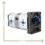 BOMBA HIDRAULICA VT A650 A A990 BF65/75 BL77/88 REF 83835300