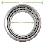 ROLAMENTO 29685/20 RODA TRAS VALMET/MF 1860503/593200-