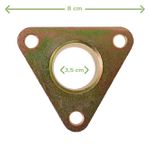 FLANGE BOMBA HIDRÁULICA ORIGINAL-020380