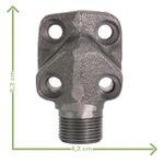 CONECTOR BOMBA HIDRÁULICA DUPLA-3411940