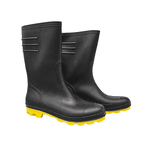 BOTA PVC PRETO/AMARELO Nº37 VONDER PLUS