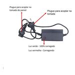 CARREGADOR 1,0A 110/220V PILVERIZADOR COSTAL BRUDDEN