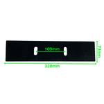 BARRA DESCASCADOR LISA 320mm X 73mm X 109mm