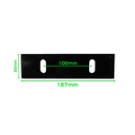 BARRA DESCASCADOR LISA 187mm X 50mm X 100mm 400/600@ D'ANDREA