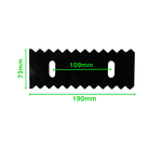 BARRA DESCASCADOR DENTADA 73mm X 190mm X 109mm