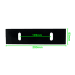 BARRA DESCASCADOR LISA 200mm X 53mm X 109mm - GRACIANO