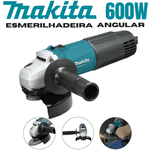ESMERILHADEIRA ANGULAR MAKITA 4 1/2 Pol. 600W 127V