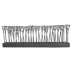 VASSOURA COM CABO DE AÇO PARA VARREDEIRA 820MM PADRÃO SWZ COM CEPO (24 CABOS) 