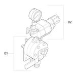 COMANDO JACTO 42 L/MIN. MOD.A COMPLETO-188102