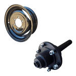 KIT CUBO 4 TONELADAS 6 FUROS 118MM + RODA DE 6 FUROS