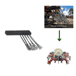 VASSOURA COM CABO DE AÇO PARA VARREDEIRA PADRÃO ARANHA SWZ COM CEPO