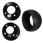 KIT ARO DA RODA EXTERNO + ARO DA RODA INTERNO + PNEU MACICO KAMAQ