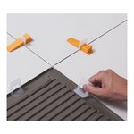 Espaçador 1,5mm Nivelador de Piso e Revestimentos Cortag - (50 peças)