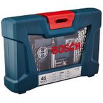 Kit Acessórios V-Line Azul Com 41 Peças - Bosch