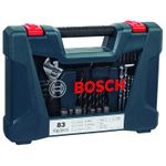 Kit Acessórios V-Line Azul Com 83 Peças - Bosch