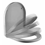 ASSENTO SANITARIO SMART PP SOFT CLOSE Modelo D TIGRE - CINZA