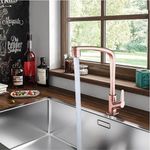 Torneira Cozinha Mesa Bica Móvel Rose Gold 1167 Lorenzetti