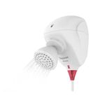 Ducha Eletrônica Zagonel Move 220v/7500W Circular - Angular Branca Temperatura Gradual