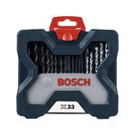 Kit de ferramentas x-line 33 peças Bosch