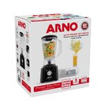 Liquidificador Arno Power Mix Plus 3 velocidades 2 L preto com jarra de san 127V