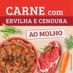 Keldog Alimento Úmido Sachê Carne com Ervilha e Cenoura 100g