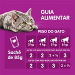 Ração Úmida para Gatos Adultos Castrados WHISKAS Sachê Peixe ao Molho