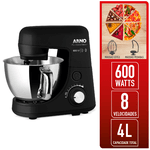 ARNO BATEDEIRA PLANET NOVA DELUXE INOX PRETA (SX73) 220V