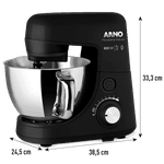 ARNO BATEDEIRA PLANET NOVA DELUXE INOX PRETA (SX73) 220V