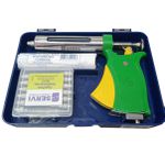 SERVI SERINGA PISTOLA 50 ML COR VERDE/AMARELA (CAIXA COMPLETA)