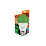 LAMPADA LED BULBO COLORIDA 7W VERDE FOXLUX 
