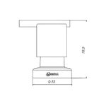 Acabamento Para Registros De Gaveta Gioia 1/2' E 3/4' A-Gio - Fabrimar