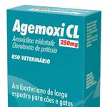 Agemoxi Cl 250mg Caixa Com 10 Comprimidos Para Cães E Gatos