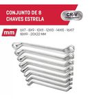 JOGO CHAVE ESTRELA MAYLE 6X22MM