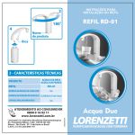 Refil Lorenzetti Rd-01 Purificador De Água Acqua Due