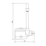 Torneira Elétrica Loren Easy Parede 5500w Lorenzetti 220v