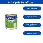 Coral Coralar Acrílico 3,6L (Camurça)