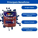 Coralit Ultra Resistência Alto Brilho 3,6l – Azul Del Rey