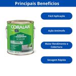 Coral Coralar Acrílico 3,6L (Palha)