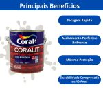 Coralit Ultra Resistência Alto Brilho 3,6l – Branco Gelo
