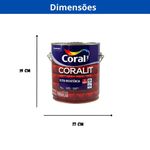 Coralit Ultra Resistência Alto Brilho 3,6l – Vermelho