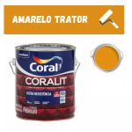 Coralit Ultra Resistência Alto Brilho 3,6l – Amarelo Trator