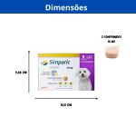 Simparic Cães 2,6 A 5 Kg 10 Mg Caixa 3 Comprimidos - Zoetis