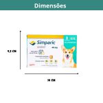Simparic 40 Mg Para Cães 10,1 A 20kg Caixa C/ 3 Comprimidos