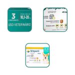 Simparic 40 Mg Para Cães 10,1 A 20kg Caixa C/ 3 Comprimidos