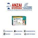 Simparic 40 Mg Para Cães 10,1 A 20kg Caixa C/ 3 Comprimidos