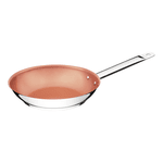 Frigideira Em Aço Inox Com Revestimento De Cerâmica Cobre - Tramontina