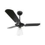 VENTEX VENTILADOR TETO YRIS PRETO/PRETO 220V (107)